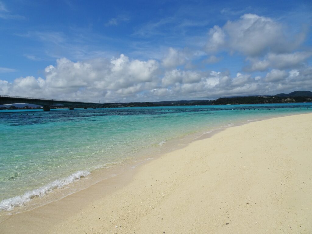 午前: 与那覇前浜ビーチ