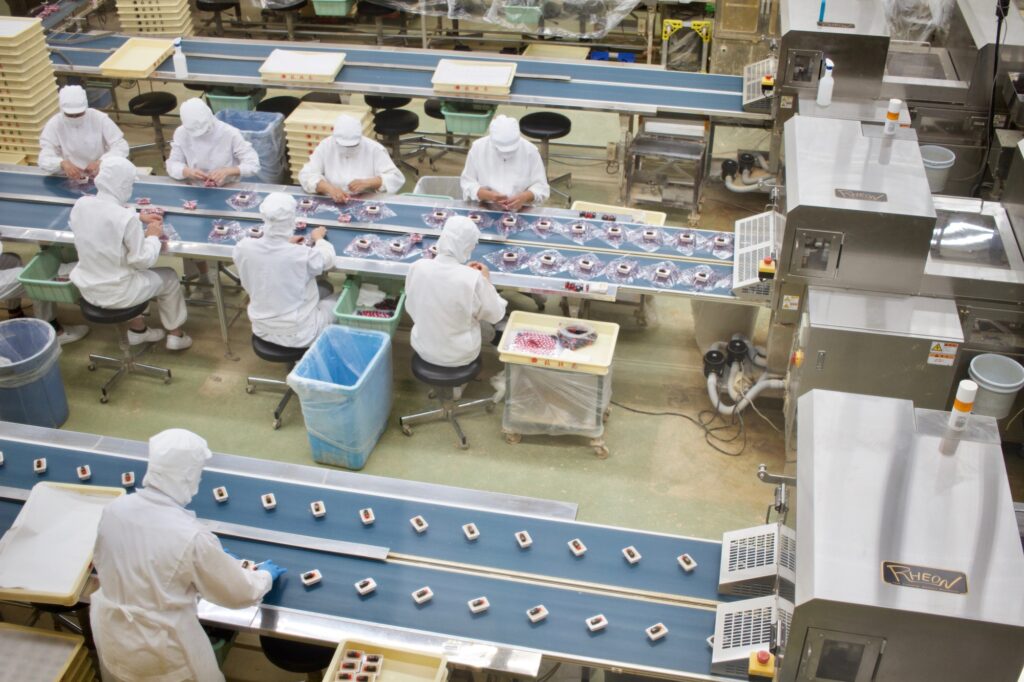 山梨の工場見学