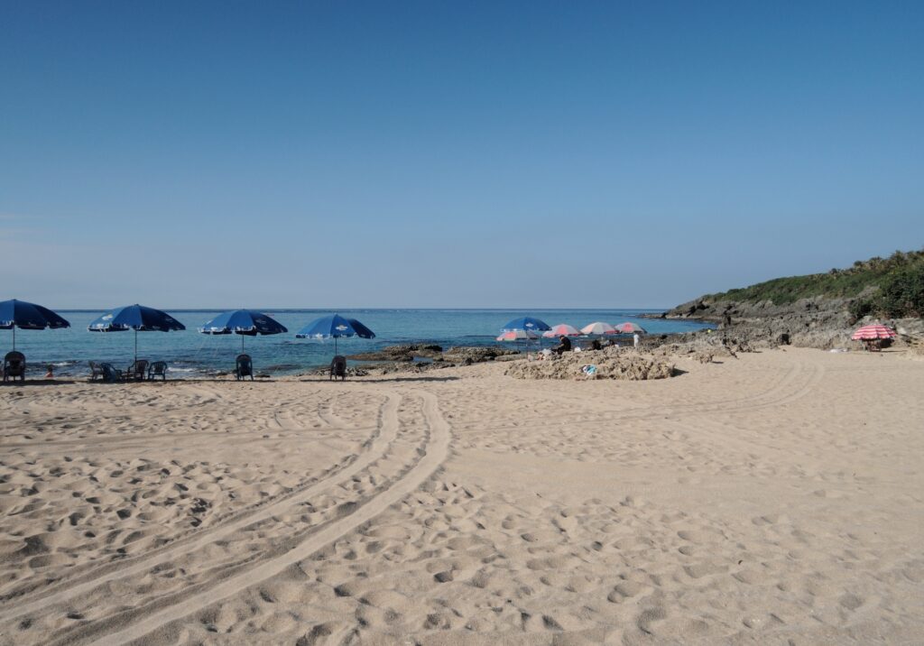 墾丁白沙湾 ケンティンバイシャーワンのビーチ