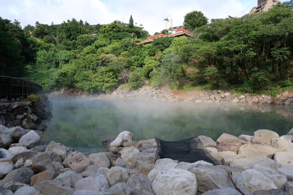 北投温泉の風景