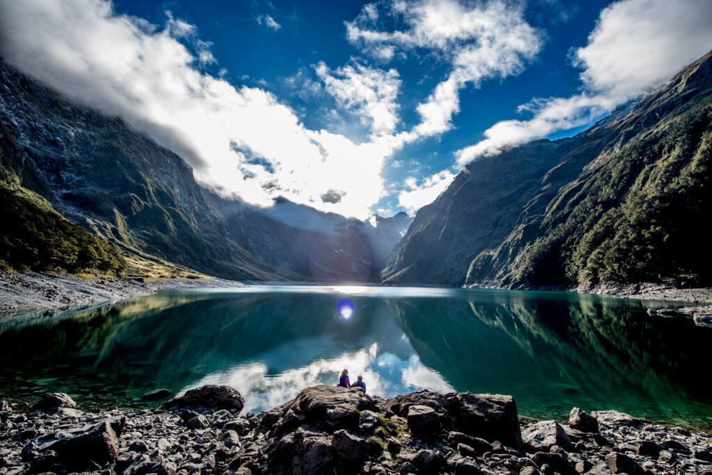 フィヨルドの海