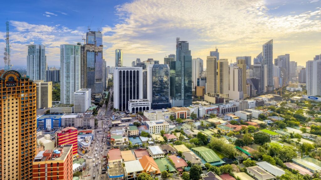 観光で人気のフィリピンマニラの様子