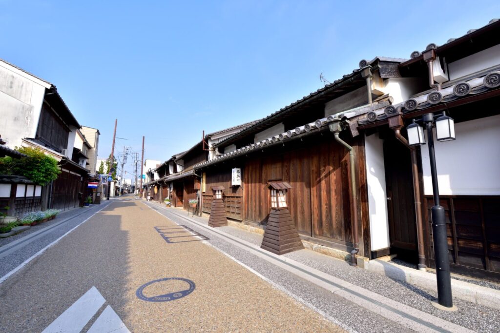 城東町並保存地区の通り