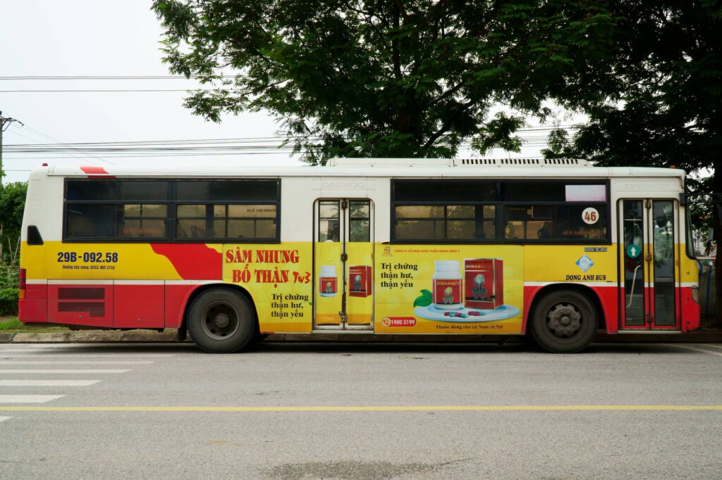 ベトナム、ハノイ旅行で使いたい移動手段の一つバス