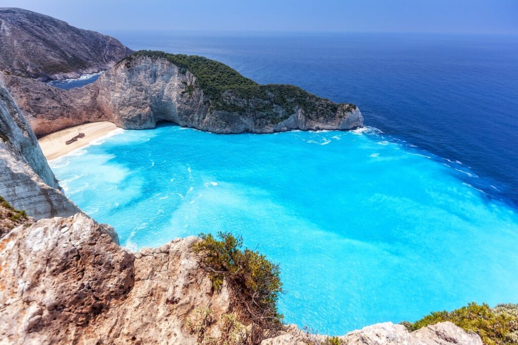 ギリシャ・ザキントス島 ナヴァイオビーチ