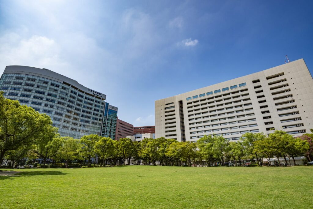 福岡観光で訪れたい天神中央公園
