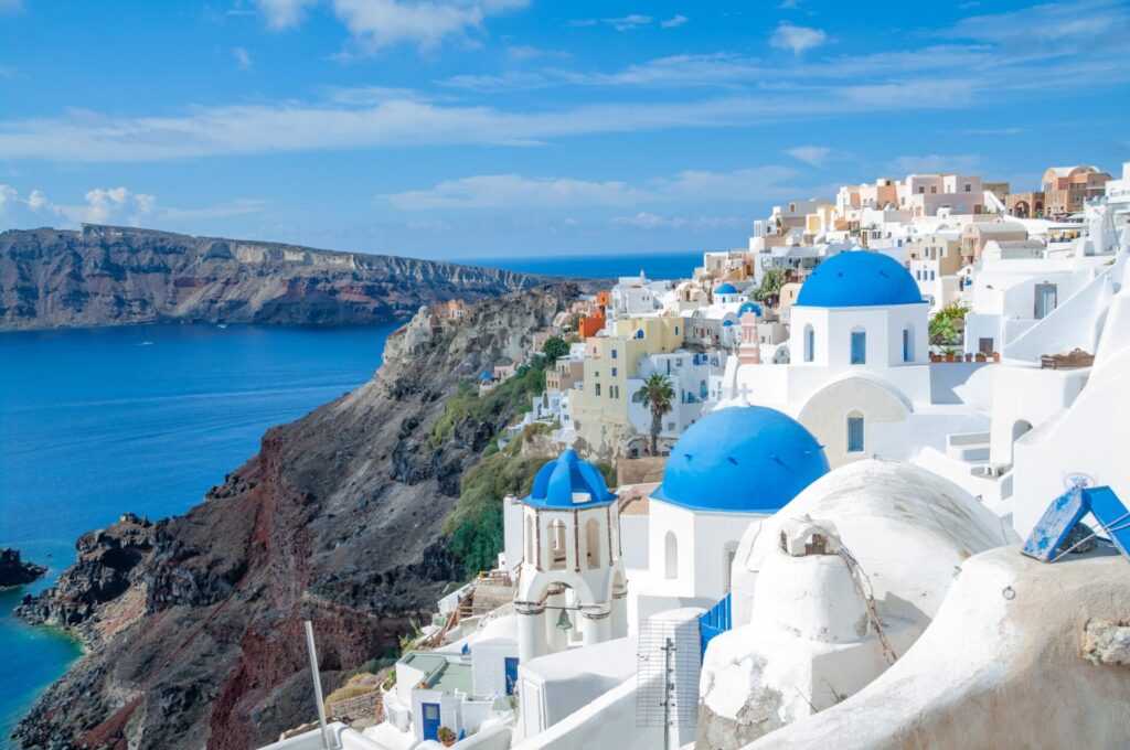 ギリシャ観光で訪れたいサントリーニ島の風景