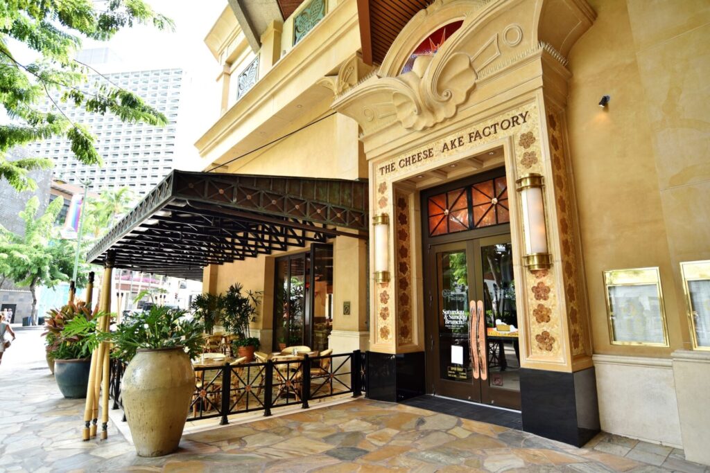 ザ・チーズケーキ・ファクトリーの外観