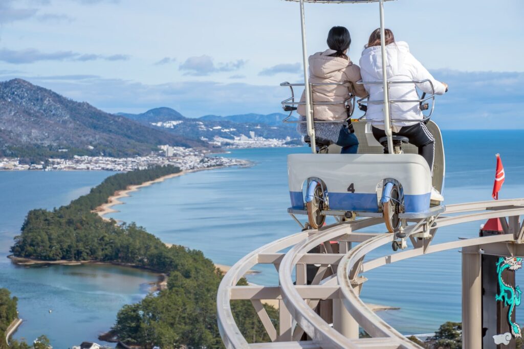 アトラクションから見える天橋立