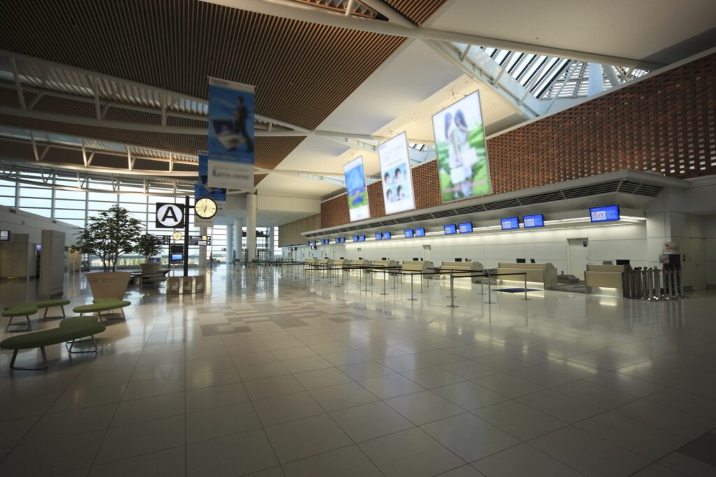 新千歳空港内の様子