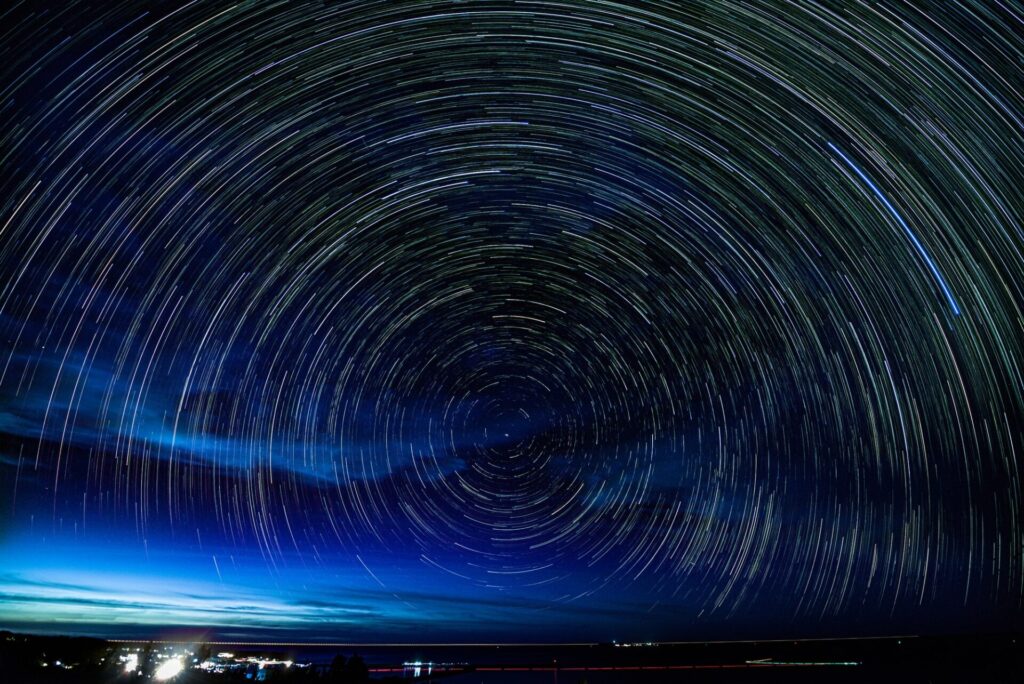 沖縄県八重山の天の川 夜景