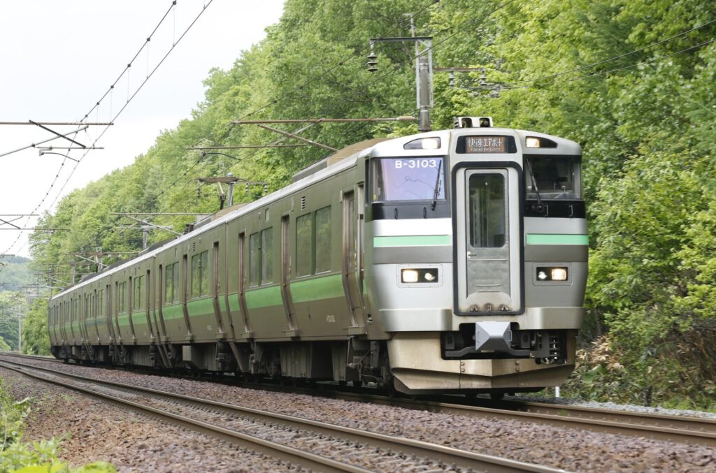 札幌から新千歳空港アクセスに便利なJR快速エアポート