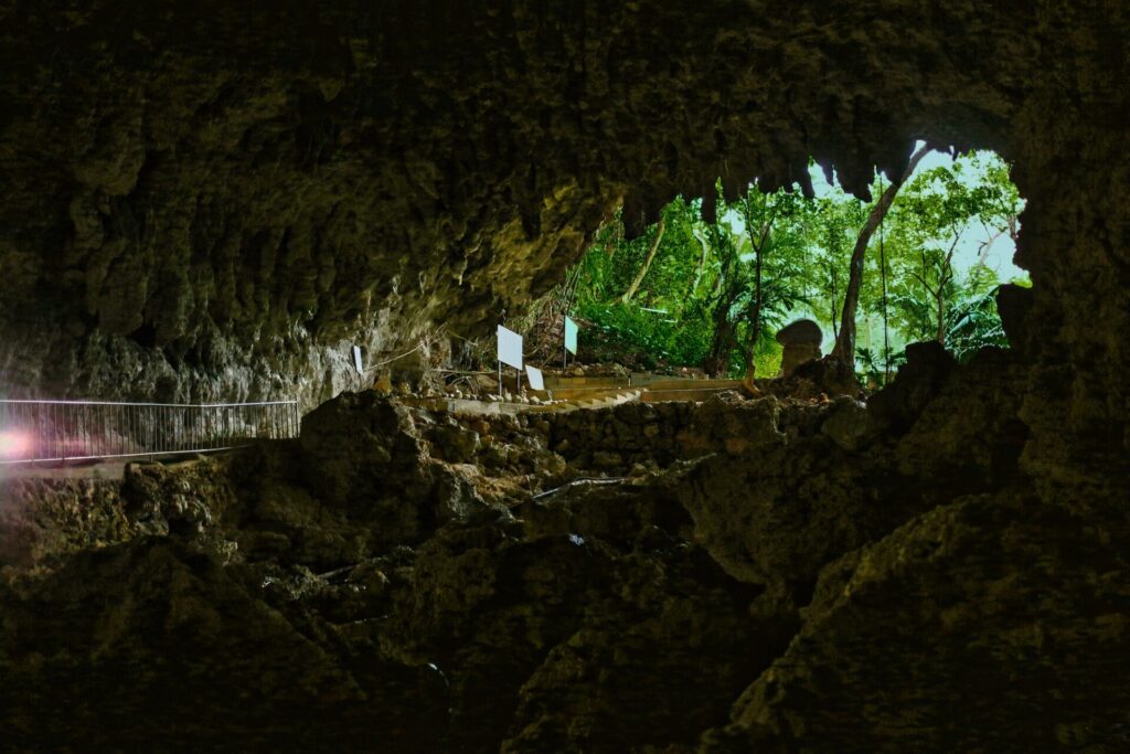 鍾乳洞入口(沖永良部島)