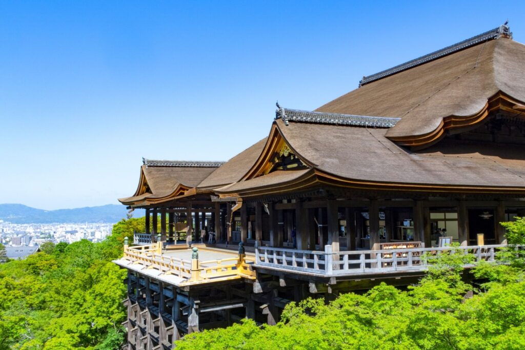 京都人気観光地の一つ清水寺