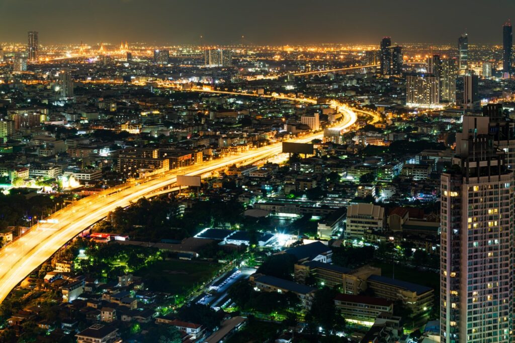バンコクの夜景