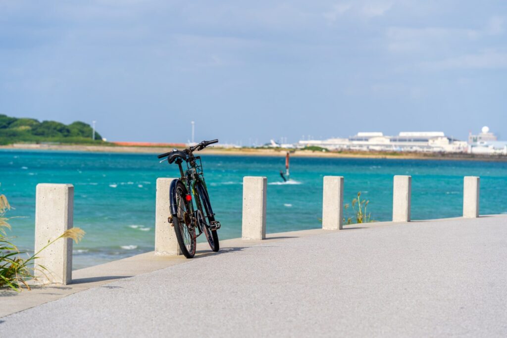 沖縄県ウミカジテラスでひと休憩