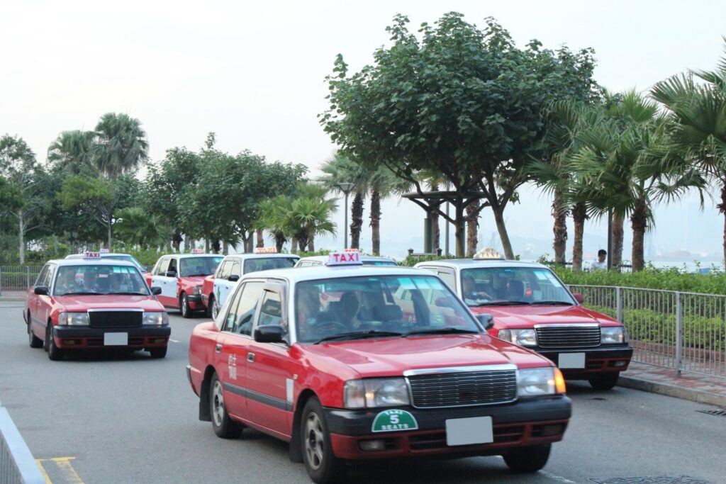 旅行に便利な香港タクシー
