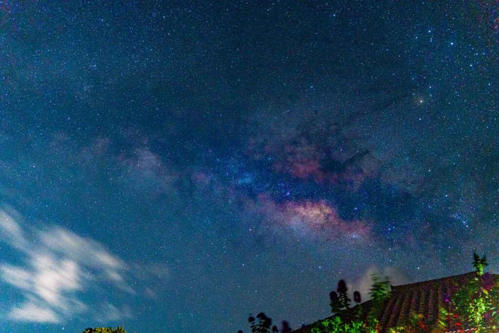 沖縄旅行に来た夜には、星空観察も外せない