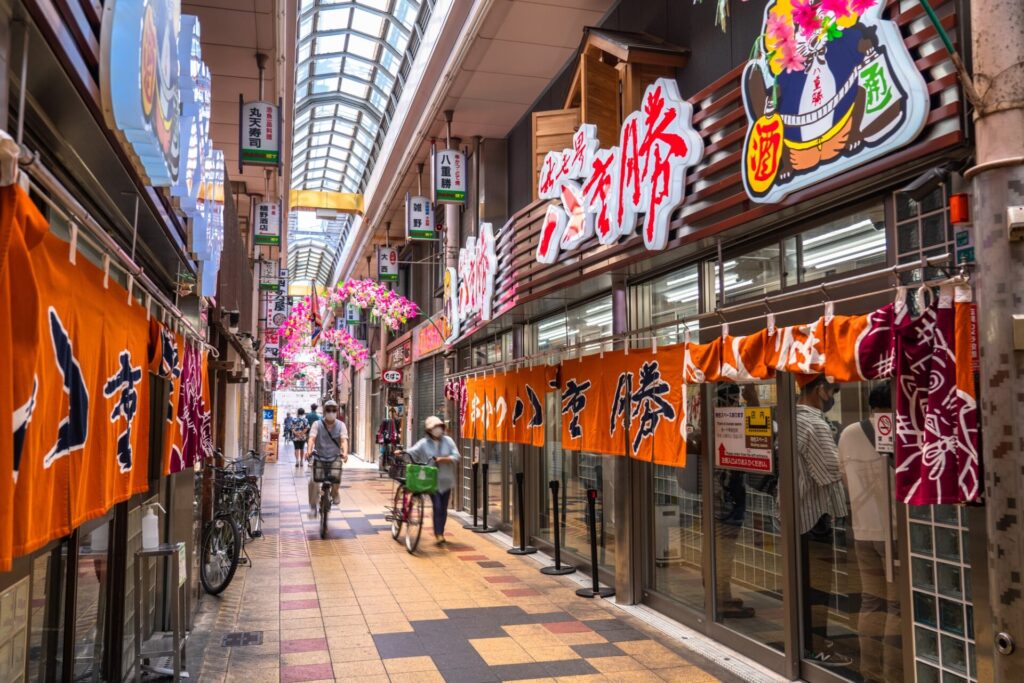 新世界の街並み・ジャンジャン横丁