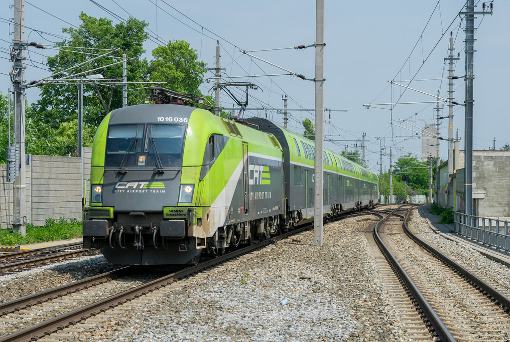 空港とウィーン市街地を結ぶシティエアポートトレイン