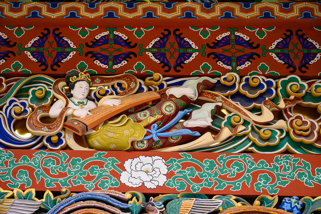 絢爛豪華な装飾の瑞鳳殿