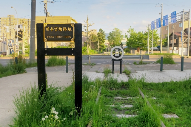 歴史的価値のある手宮線跡地を散策