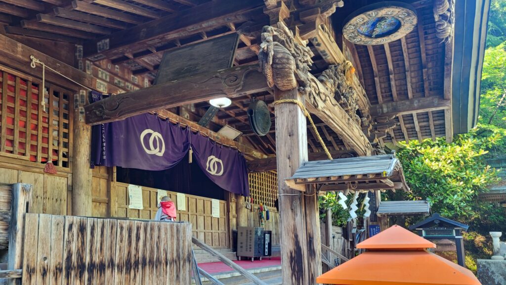 四国八十八箇所霊場の一つ清瀧寺