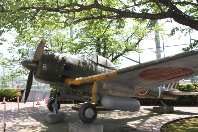 知覧特攻平和会館に展示されている零戦