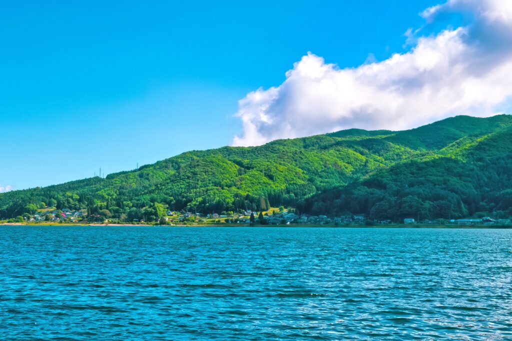 アクティビティも楽しめる木崎湖