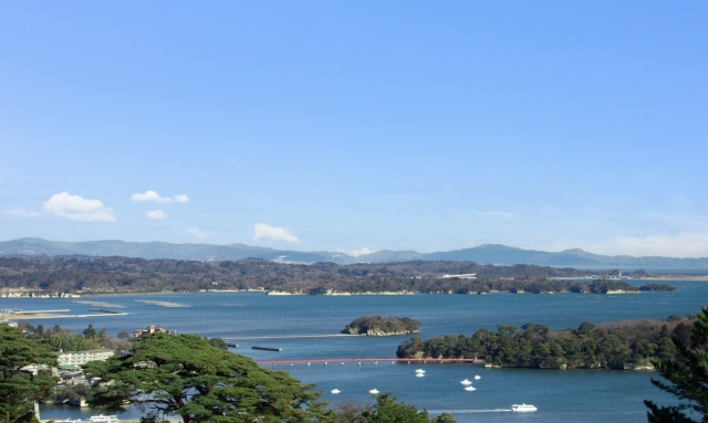 西行戻しの松公園で松島湾の絶景を堪能