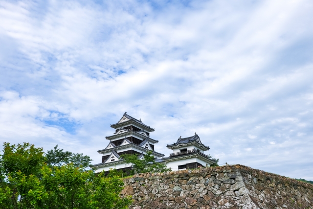 対策KW「大洲城の天守閣」