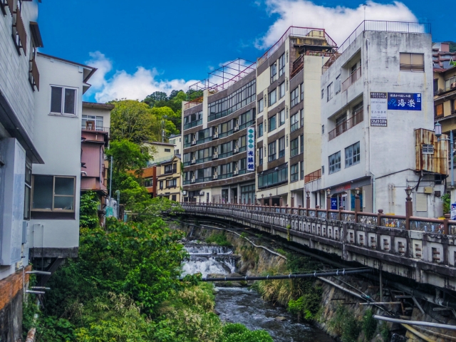 風情を感じることができる温泉街
