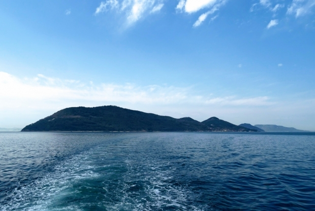 香川の観光スポットの一つ女木島