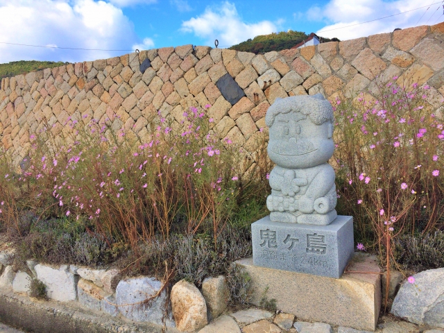 女木島の美しい白浜を望むなら鬼ヶ島海水浴場