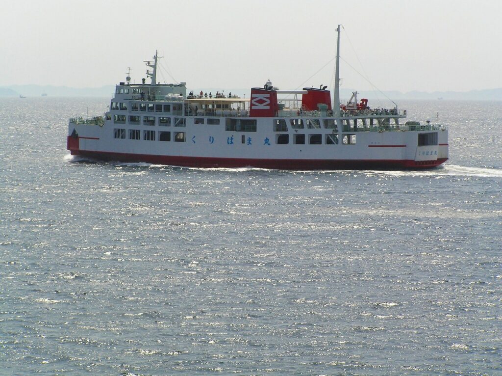 千葉の鋸山への行き方のひとつ東京湾フェリーで