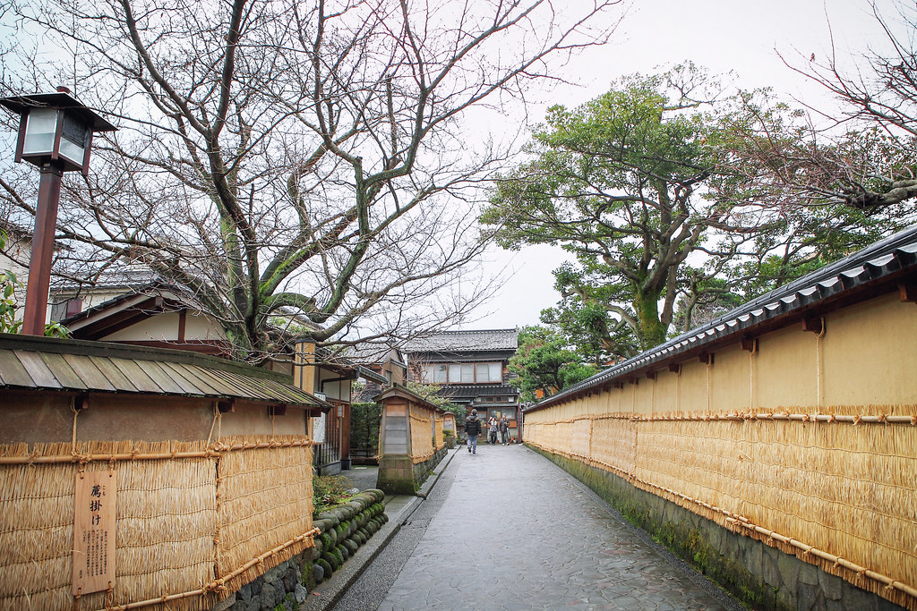 長町武家屋敷跡の石畳の道