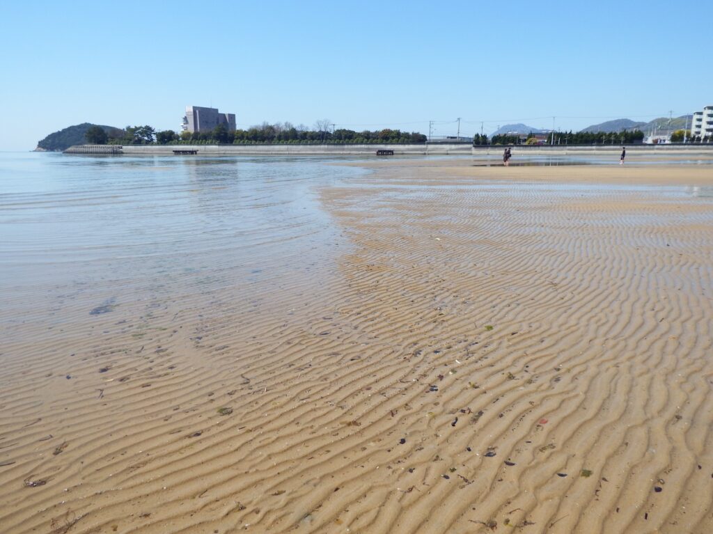 父母ヶ浜の砂浜を散策しながら海を感じる