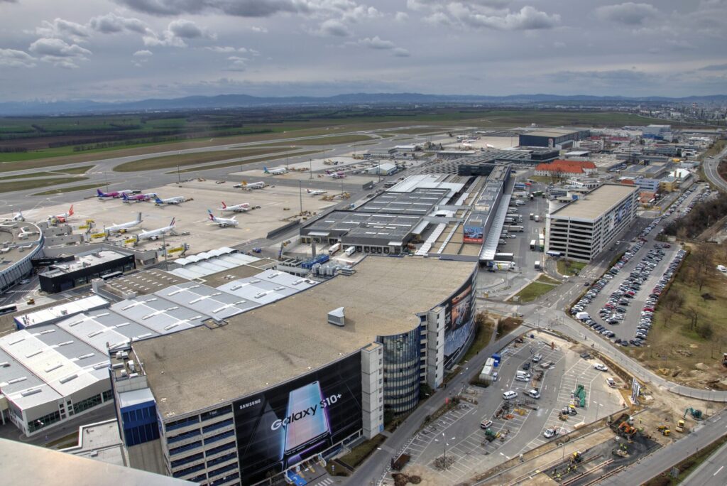 ウィーン国際空港の全体像