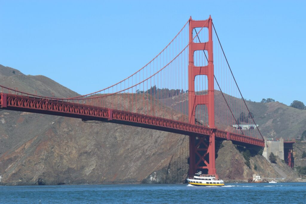 サンフランシスコの乗り継ぎ観光でおすすめのゴールデンゲートブリッジ