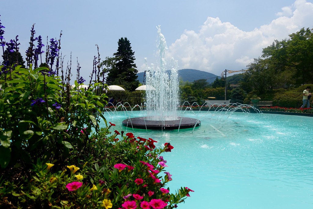 箱根強羅公園の噴水