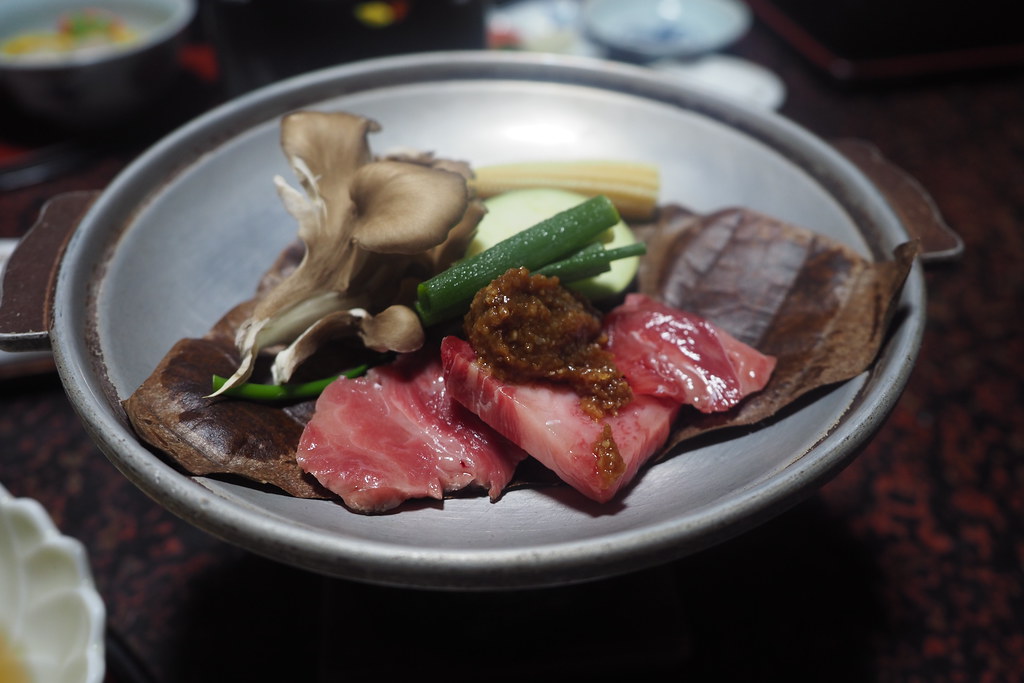 飛騨牛を使った料理は絶品