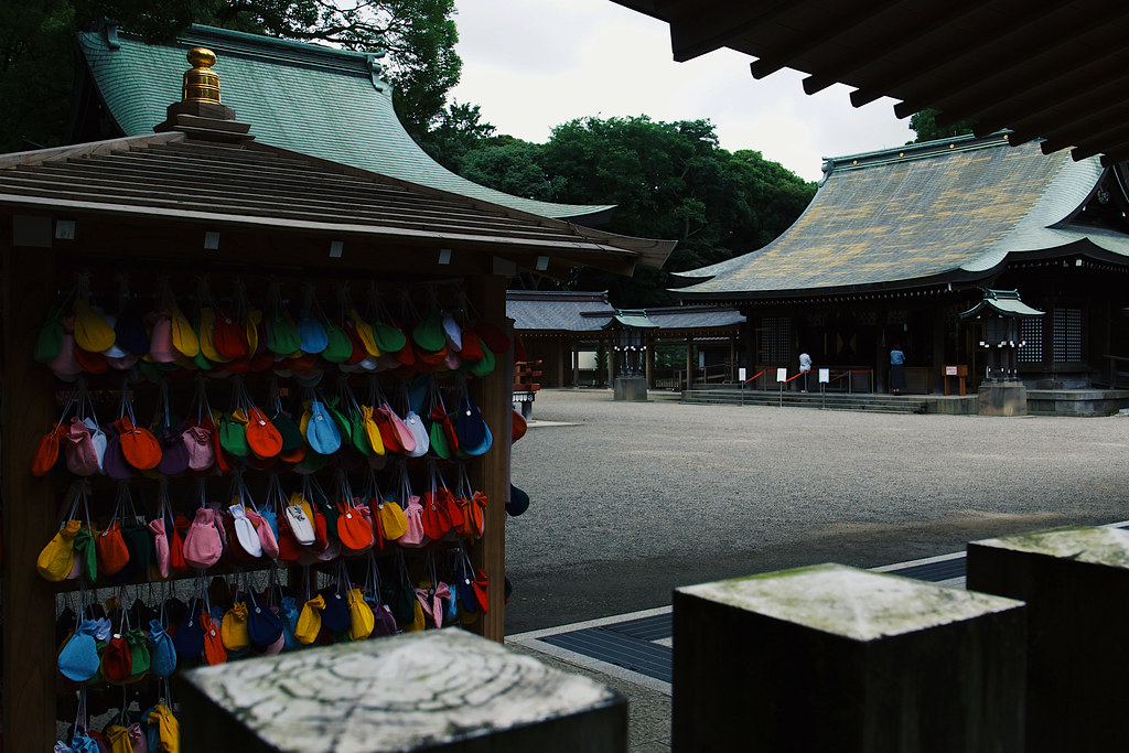 武蔵一宮氷川神社のふくろ絵馬掛け