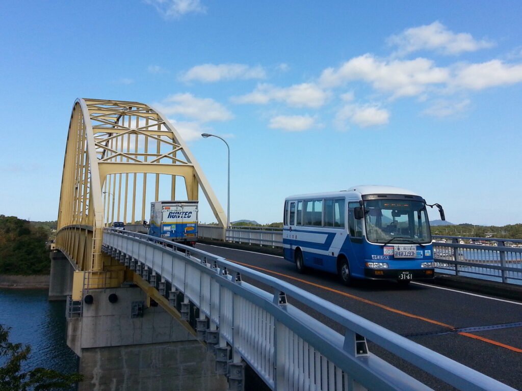 5つの異なる橋から構成されている天草五橋