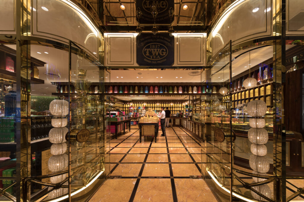 シンガポールを代表する紅茶ブランド「TWG Tea」の店舗