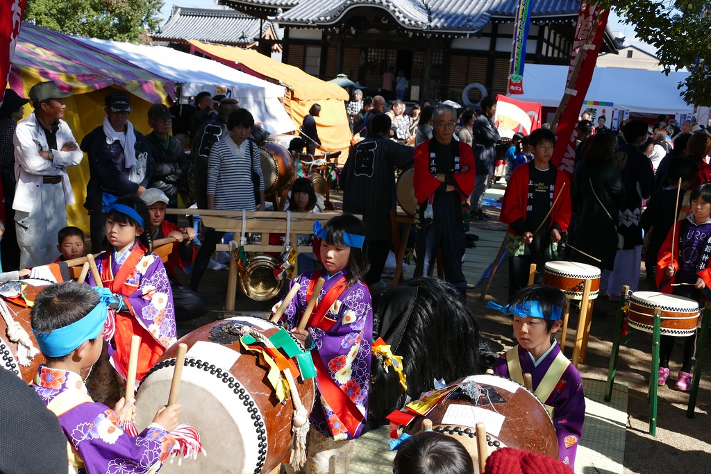 五岳山善通寺のまつりの様子