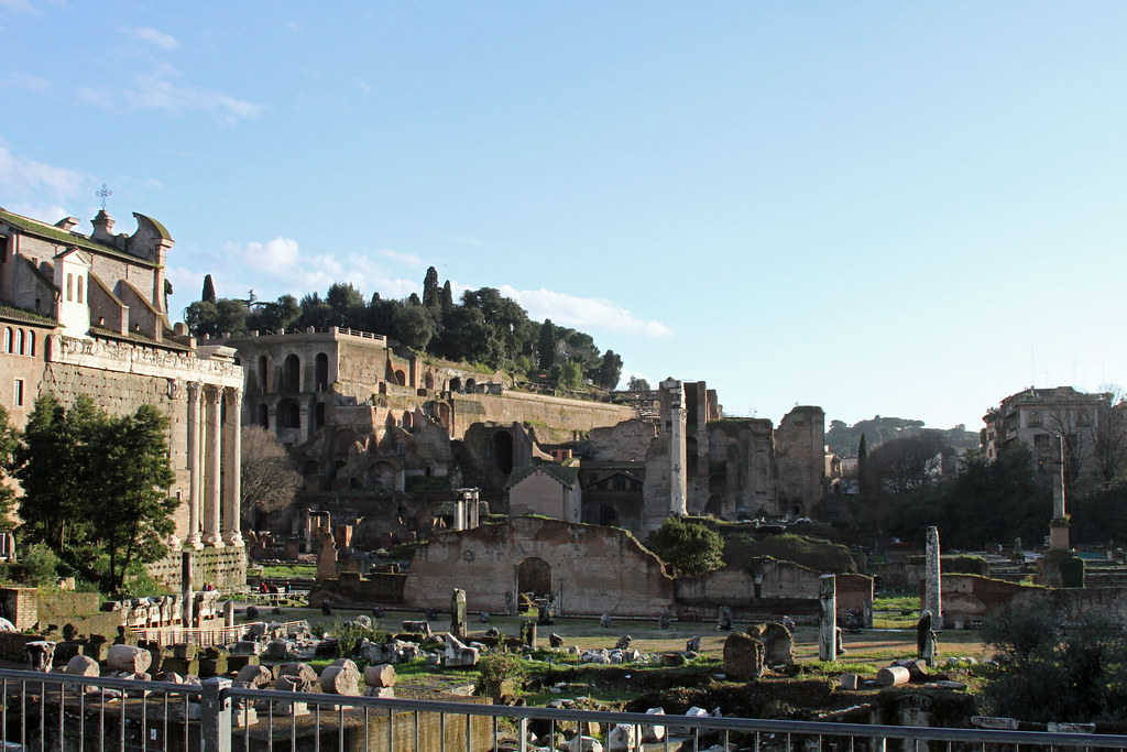 ローマの七つの丘の一つパラティーノの丘
