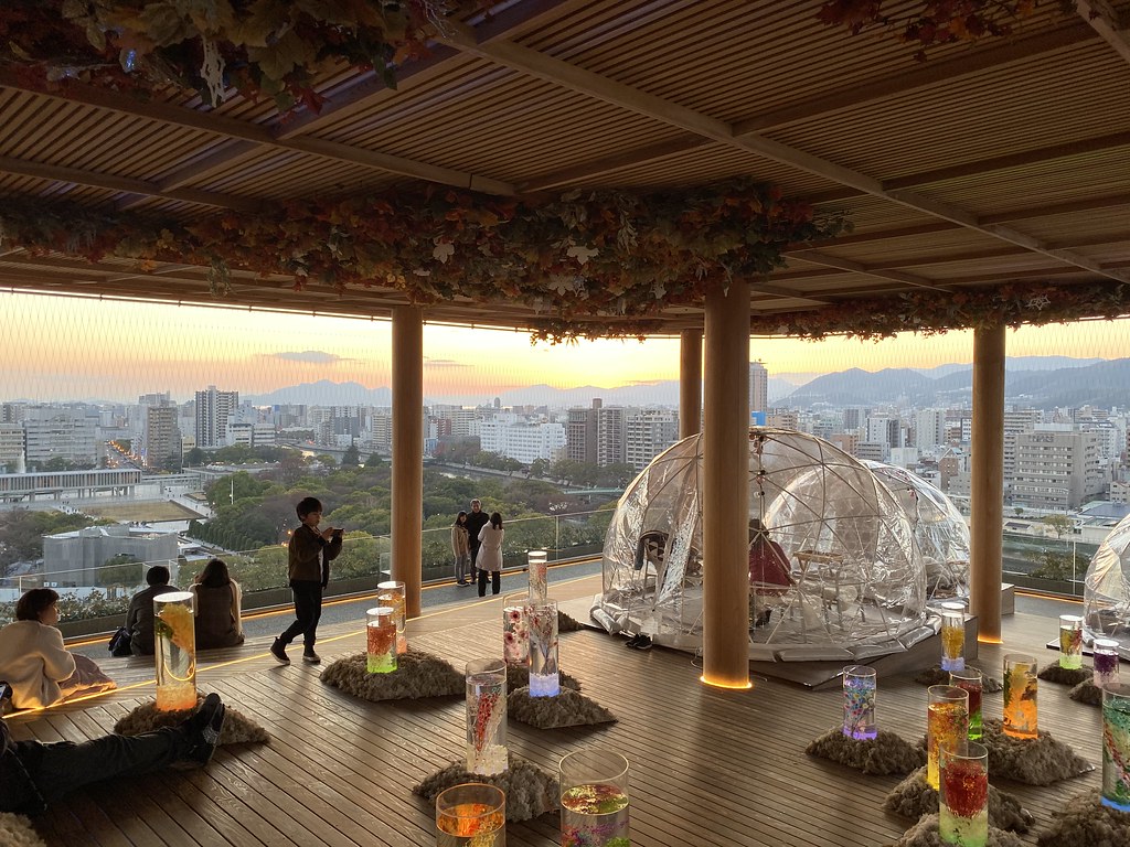 おりづるタワーの展望台