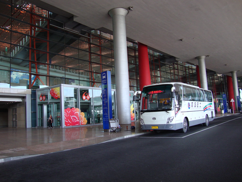 桃園空港にある高速バス乗り場