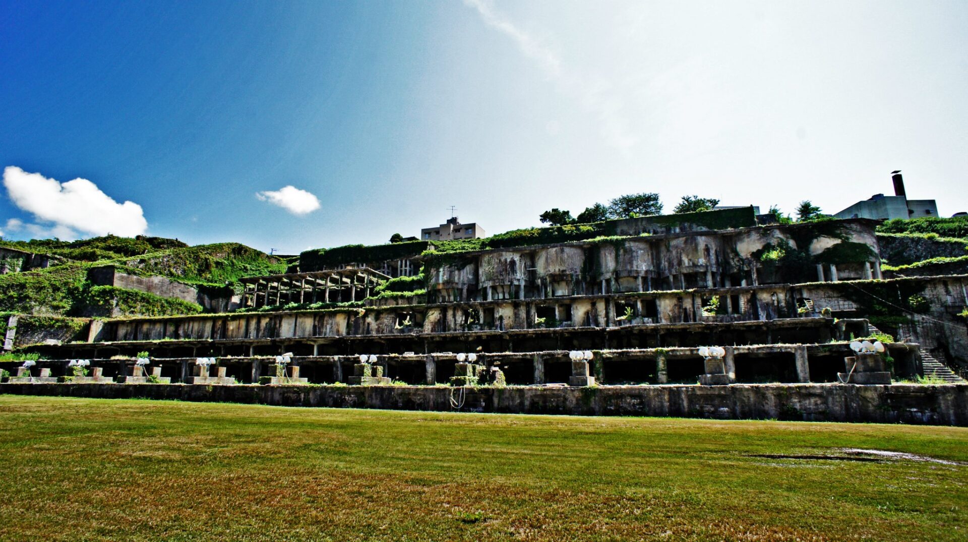 佐渡金山にある「北沢浮遊選鉱場跡」