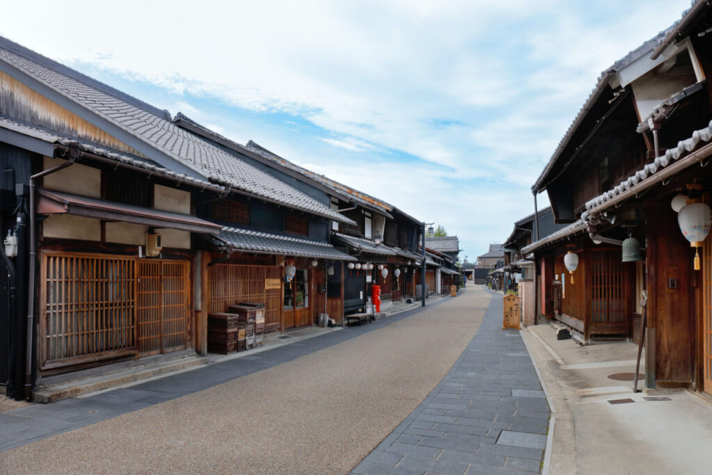 江戸時代の風情が残る川原町